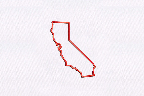 California Map Embroidery Review