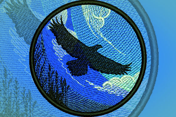 Eagle Patch: A Strong, Versatile Embroidery Design for Small Creative Businesses