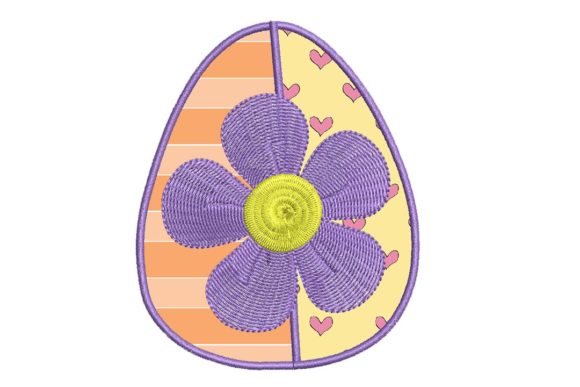 Easter Delight Egg Applique 2
