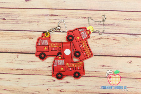 Fire Engine ITH KeyFob Snaptab Review