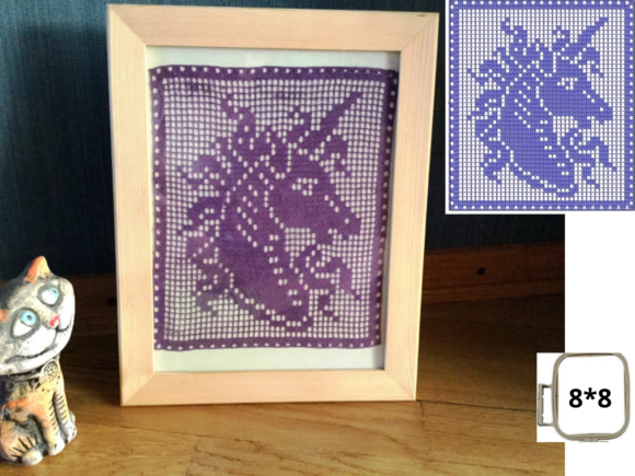 FSL Unicorn Doily: A Whimsical Brand Asset for Small Business Merch