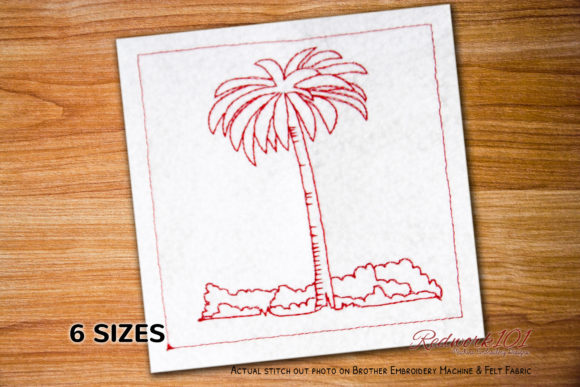 Palm Tree Machine Embroidery Design Review