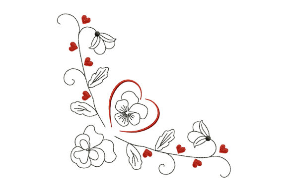 Valentine’s Pansy Embroidery Design Review
